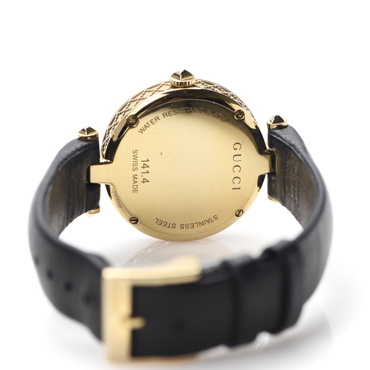 Gucci Stainless Steel Calfskin Mother of Pearl 32mm Diamantissima Quartz Watch 5 of 5
