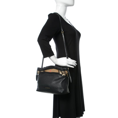 Burberry Calfskin House Check Little Crush Black 2 of 10