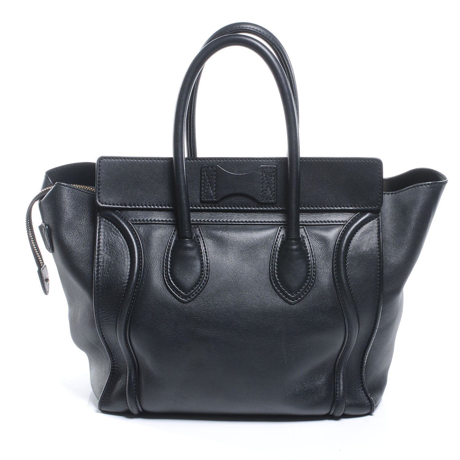 Celine Smooth Calfskin Mini Luggage Black 3 of 7
