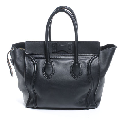 Celine Smooth Calfskin Mini Luggage Black 3 of 7