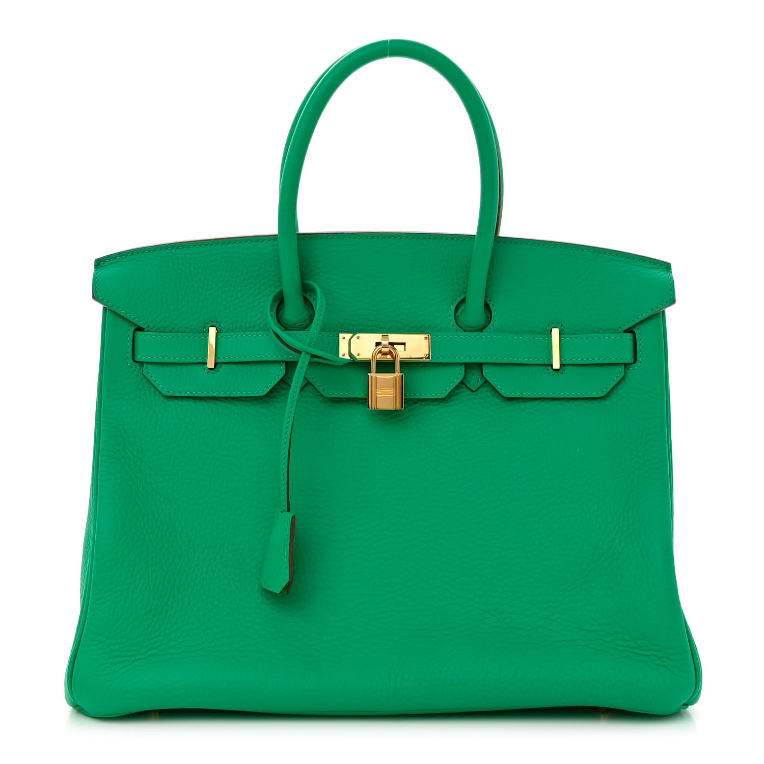 Hermes Taurillon Clemence Birkin 35 Menthe 1 of 12