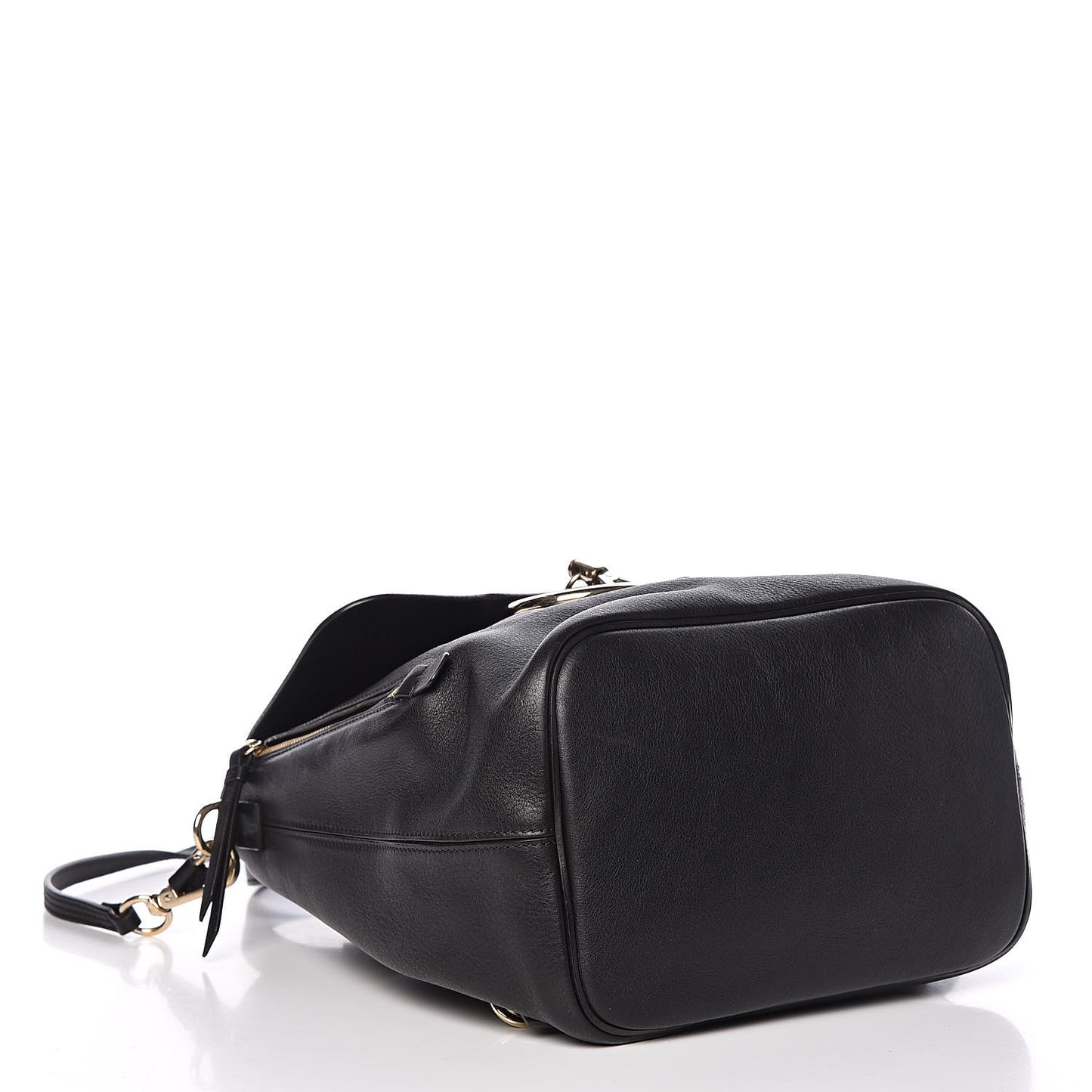 Suede Calfskin Medium Faye Backpack Black