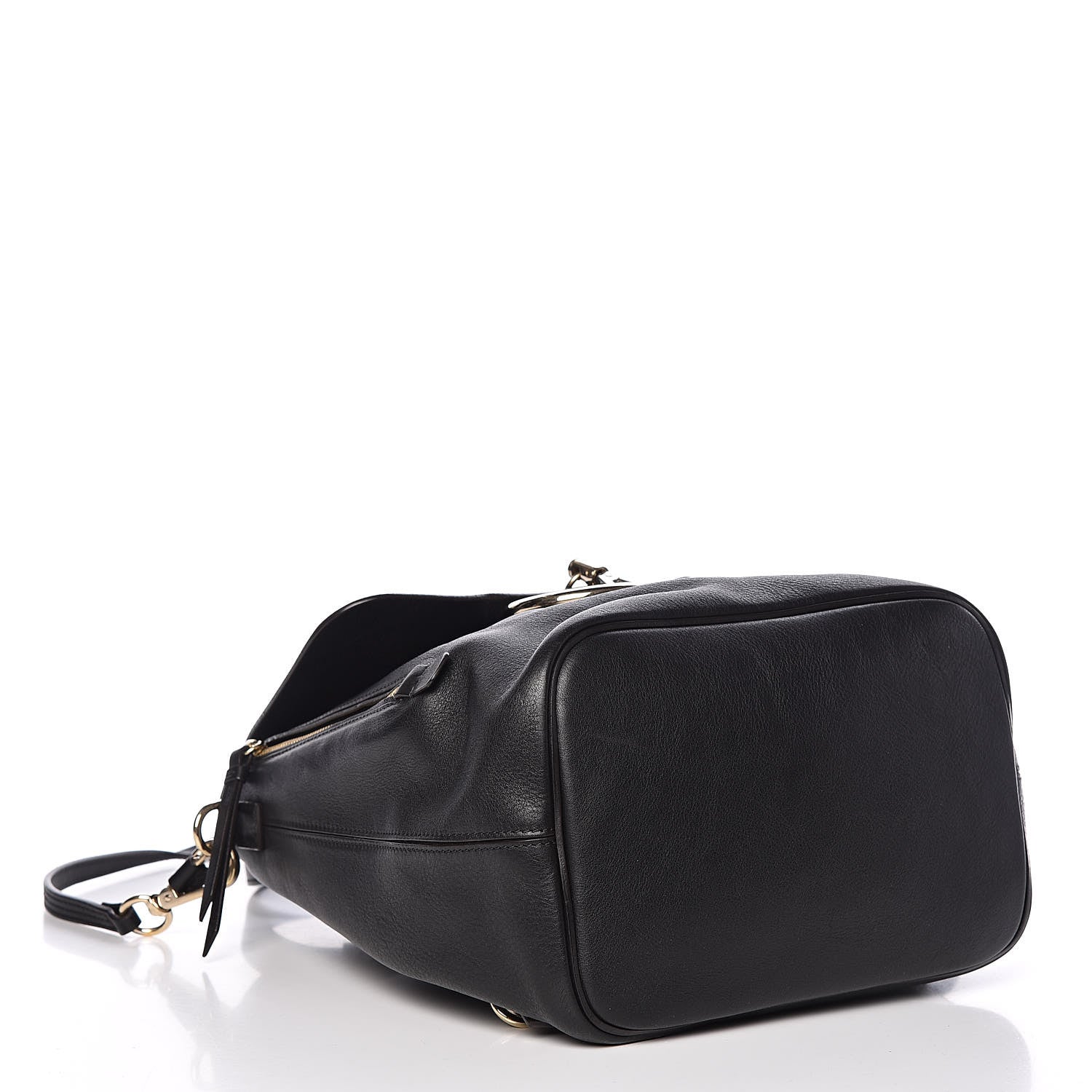 Chloe Suede Calfskin Medium Faye Backpack Black 4 of 13