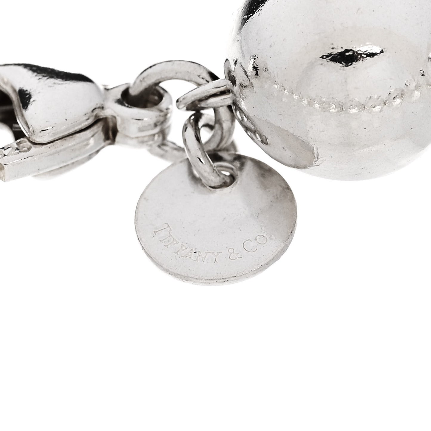 Sterling Silver 10mm Hardwear Ball Bracelet