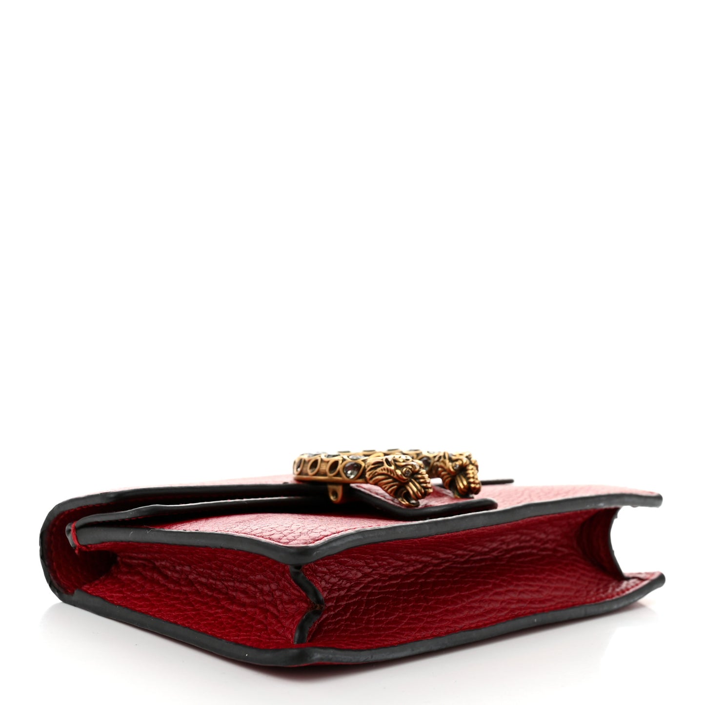 Calfskin Super Mini Dionysus Shoulder Bag Hibiscus Red