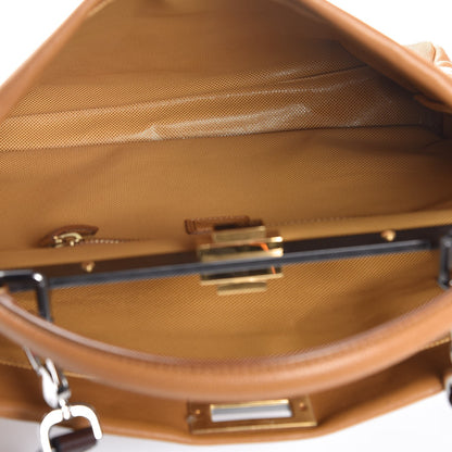 Fendi Goatskin Large Peekaboo Iconic Satchel Ocra 7 of 13