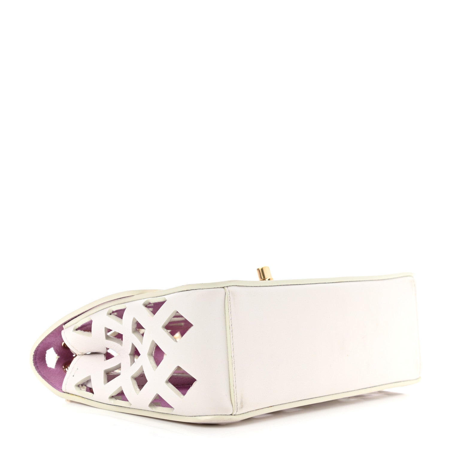 Chanel Lambskin Small Sea Through Flap White Multicolor 5 of 14