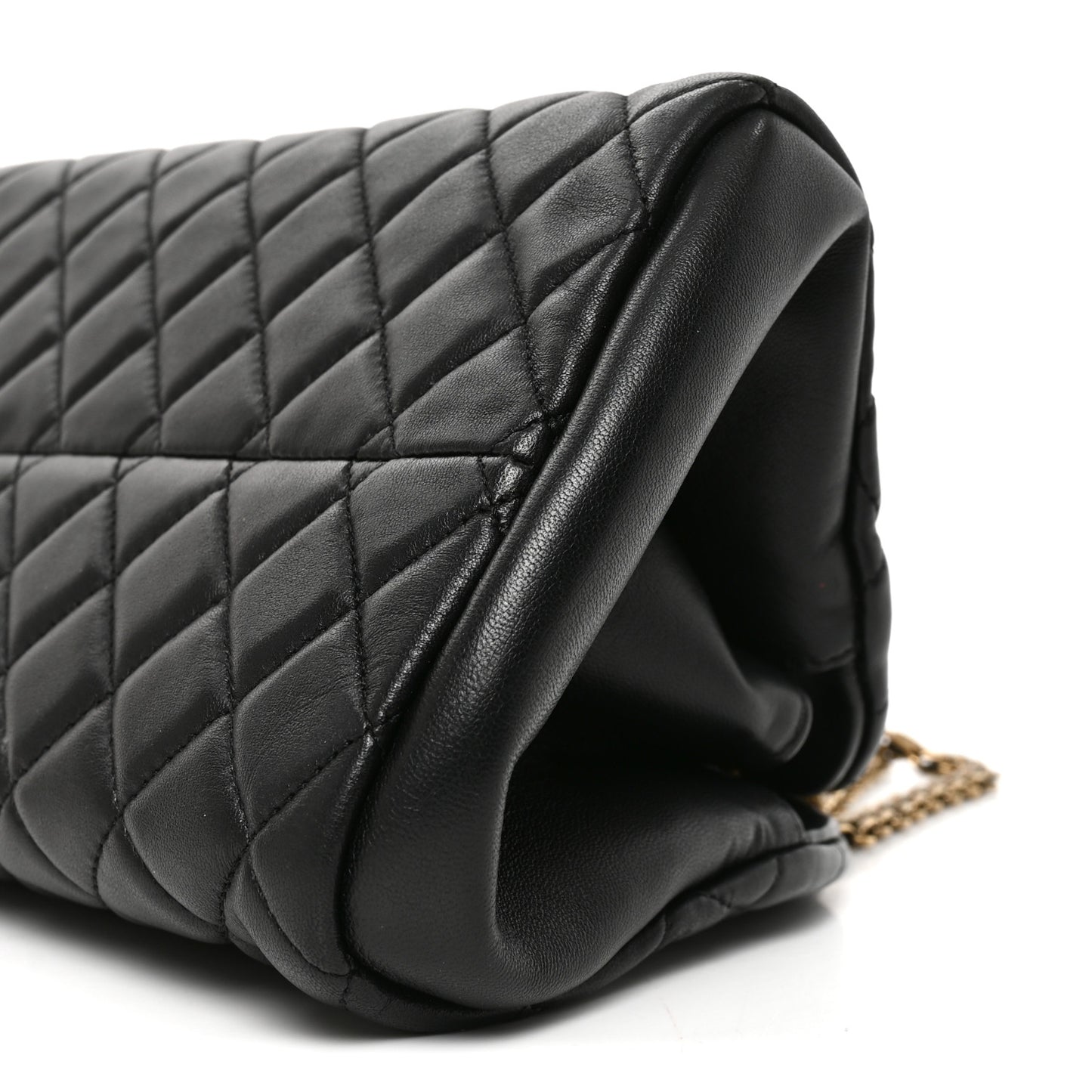 Lambskin Quilted Medium Just Mademoiselle Black