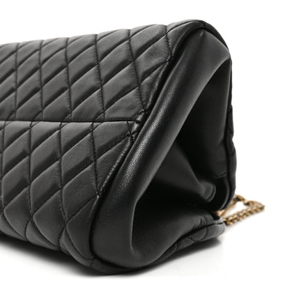 Chanel Lambskin Quilted Medium Just Mademoiselle Black 10 of 10