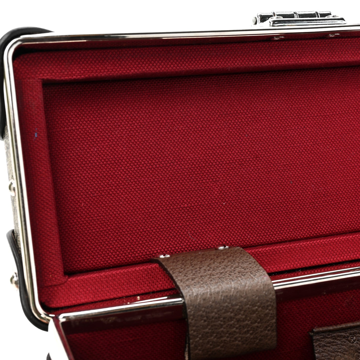 GG Supreme Monogram Globe-Trotter Beauty Case Brown