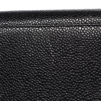 Chanel Caviar CC Large Cosmetic Case Black 9 of 9