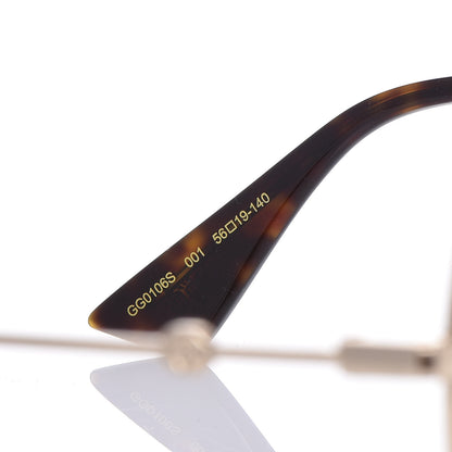 Gucci Acetate Oversize Square Frame GG0106S Sunglasses Black 6 of 7