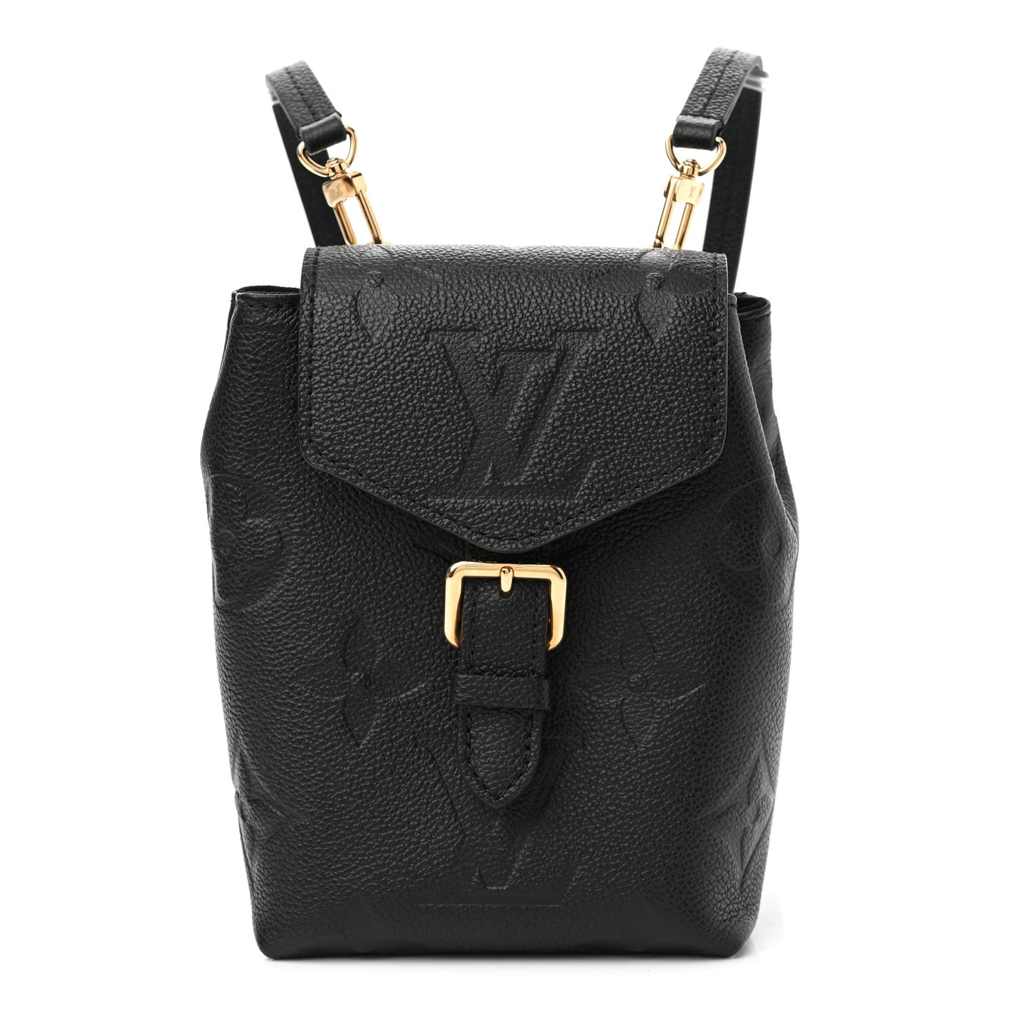 Empreinte Monogram Giant Tiny Backpack Black