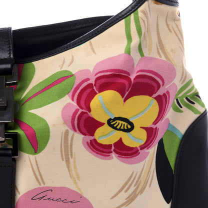 Gucci Canvas Floral Small Jackie O Hobo Multicolor 8 of 9