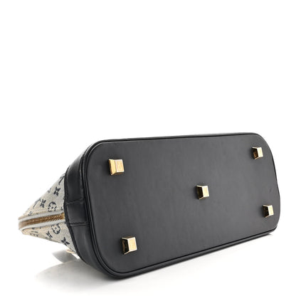 Louis Vuitton Mini Monogram Alma Long Blue 4 of 10