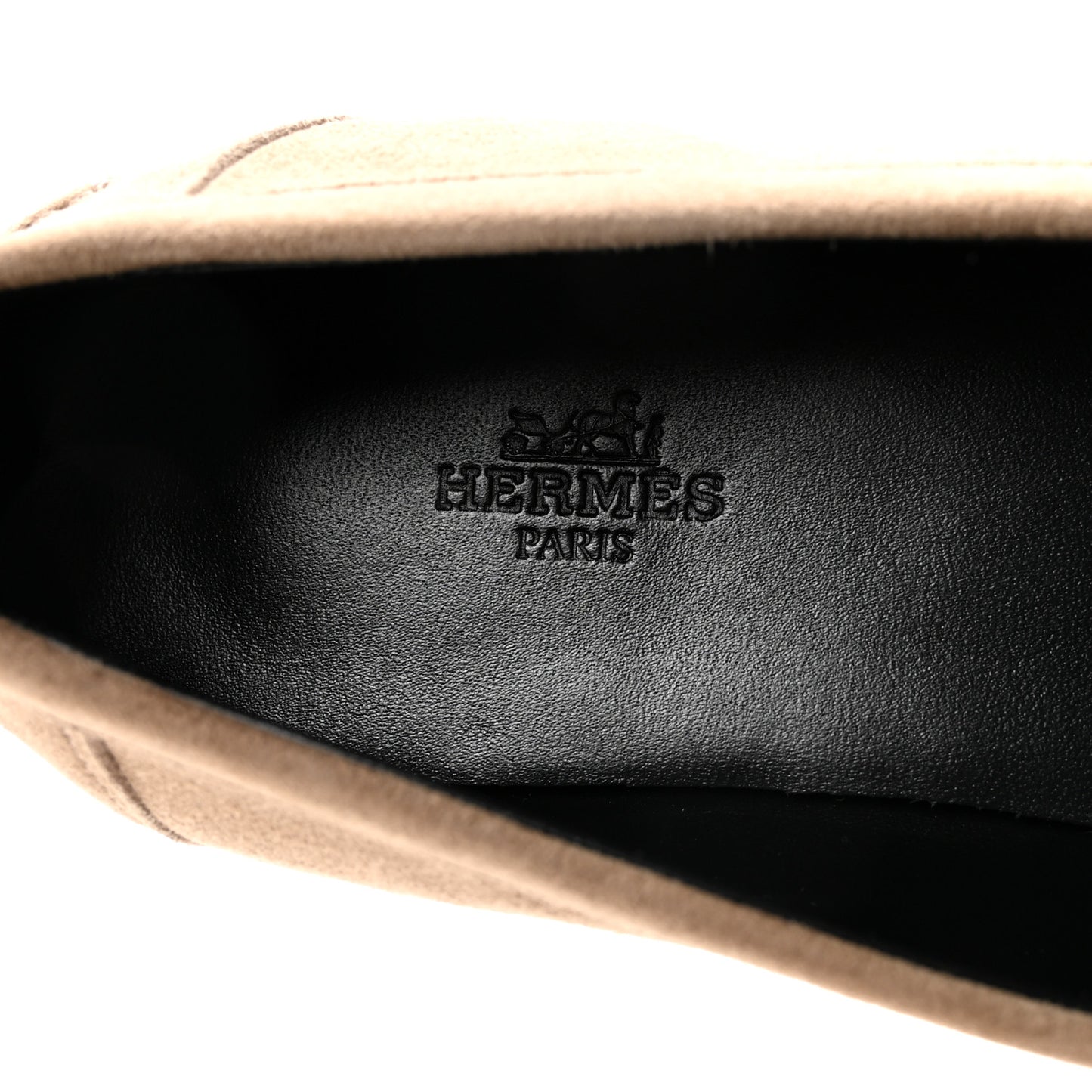 Suede Goatskin Womens Destin Loafers 40 Beige Sable