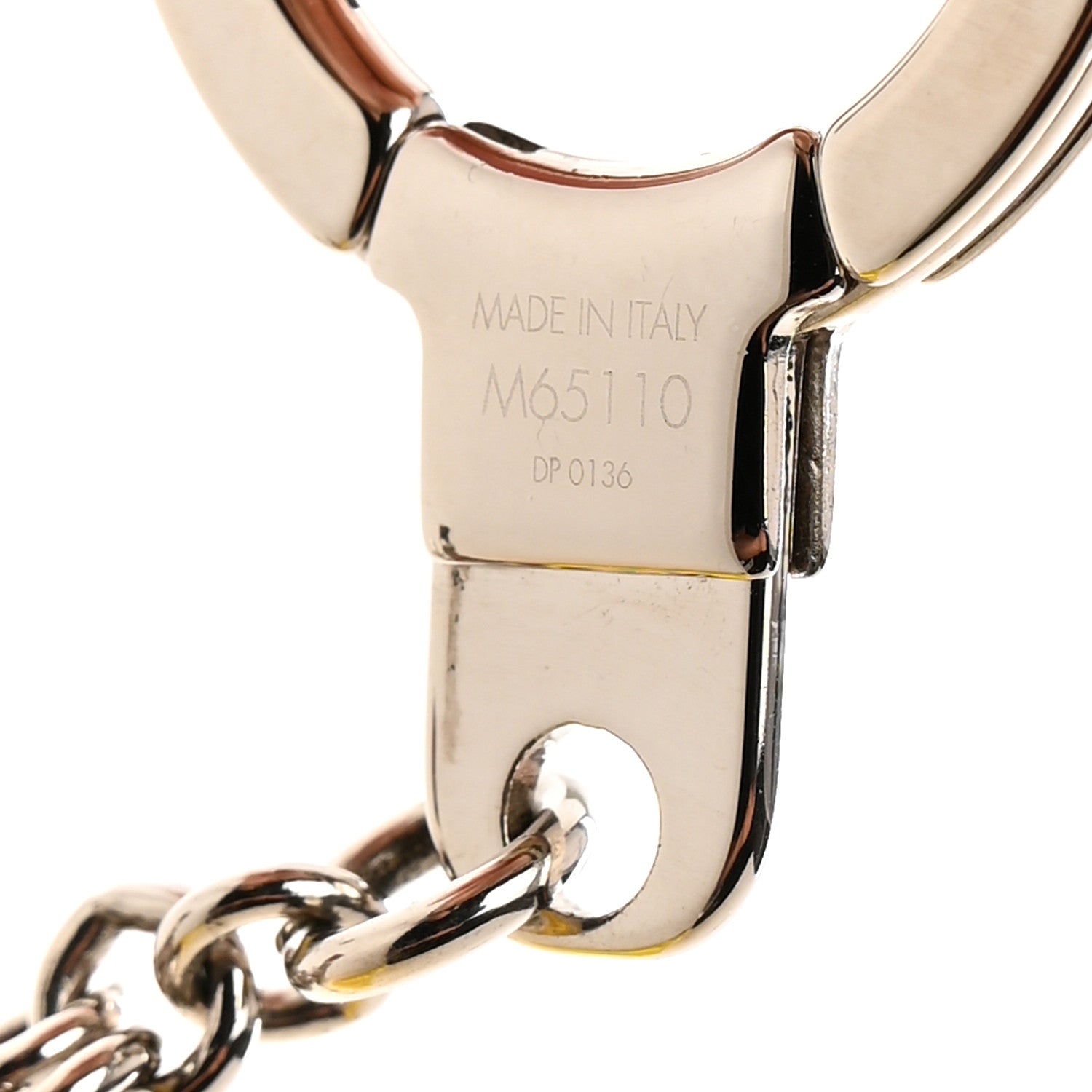 Louis Vuitton Fleur d'Epi Bag Charm Chain Ivory 3 of 4