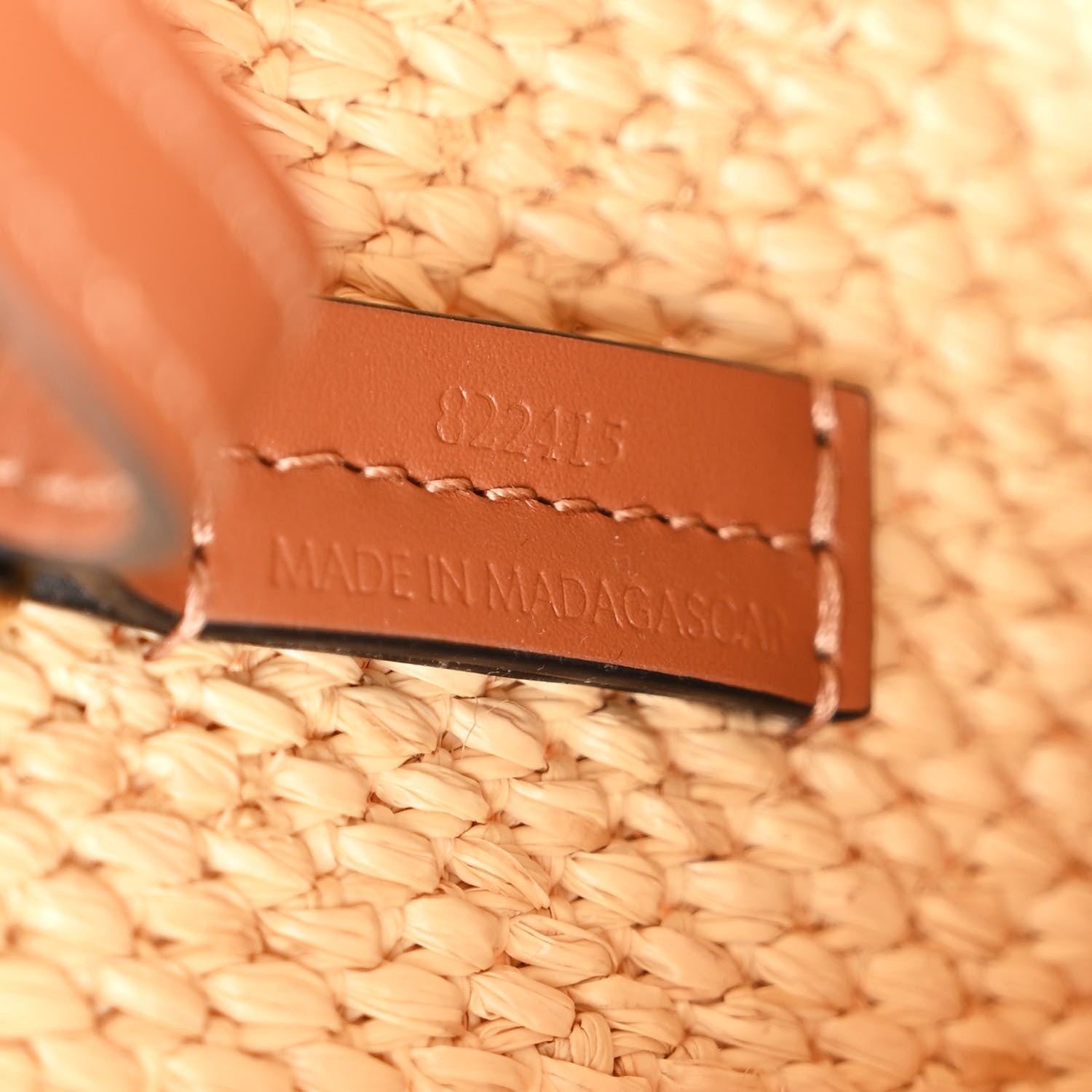 Loewe X PAULA'S IBIZA Raffia Font Tote Natural Tan 6 of 9