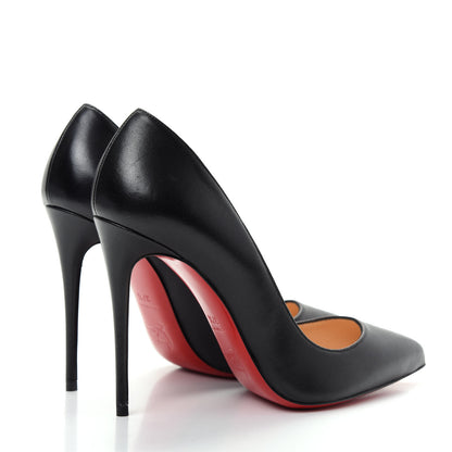 Christian Louboutin Shiny Nappa Pigalle Follies 100 Pumps 37.5 Black 4 of 9