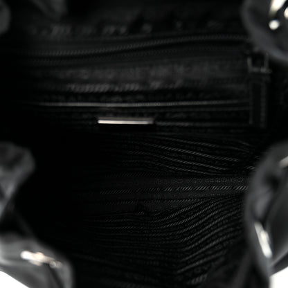 Prada Re-Nylon Vela Saffiano Small Backpack Black 4 of 9
