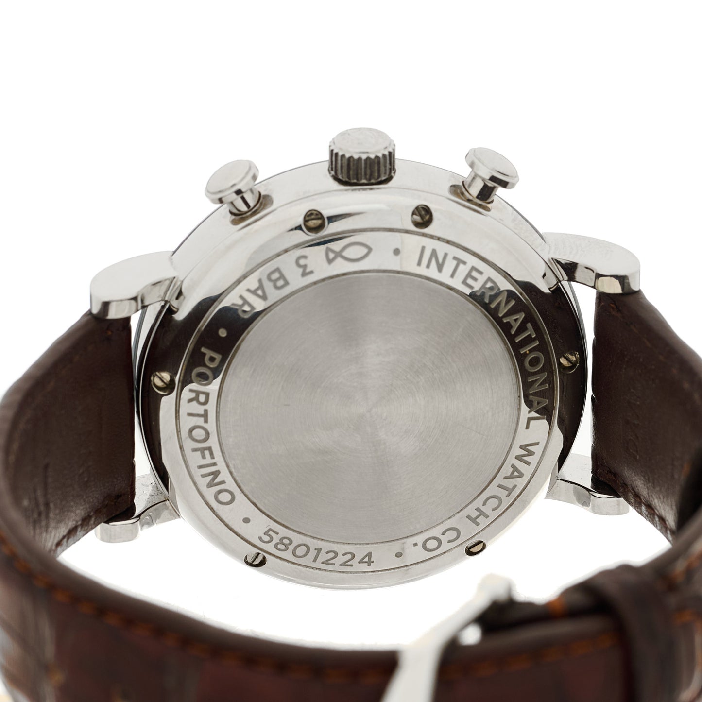 Stainless Steel Alligator 42mm Portofino Chronograph Automatic Watch IW391027