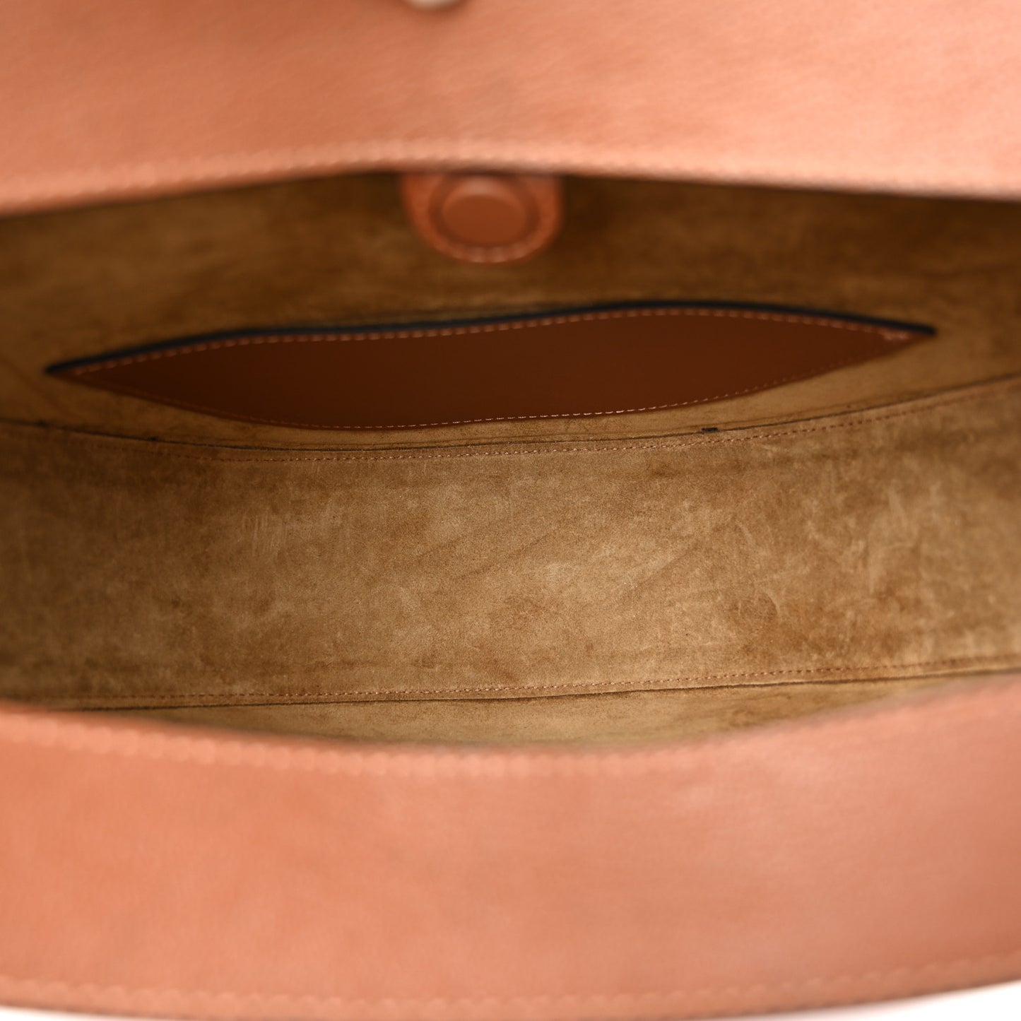 Satin Calfskin Jacquard Luna Bag Pecan