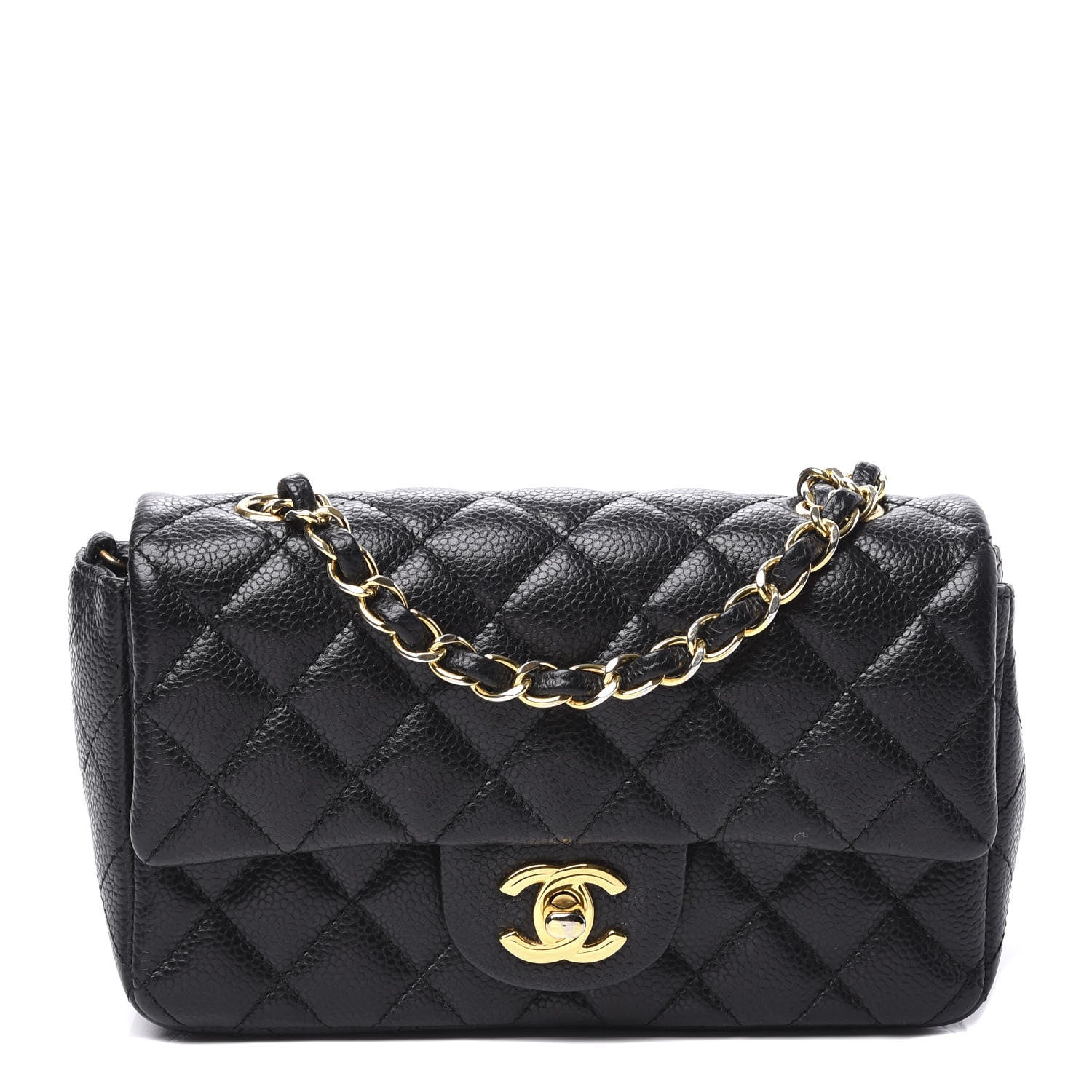 Chanel Caviar Quilted Mini Rectangular Flap Black 1 of 9