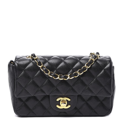 Chanel Caviar Quilted Mini Rectangular Flap Black 1 of 9