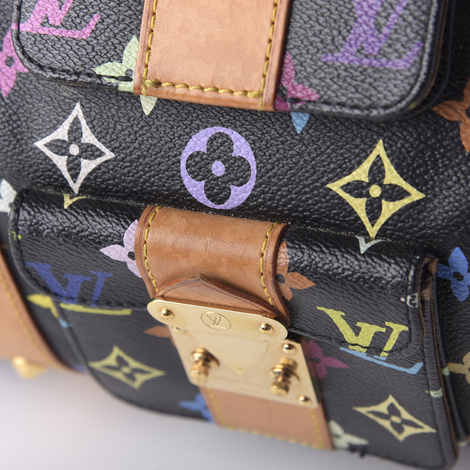 Louis Vuitton Monogram Multicolor Keepall 45 Black 11 of 15