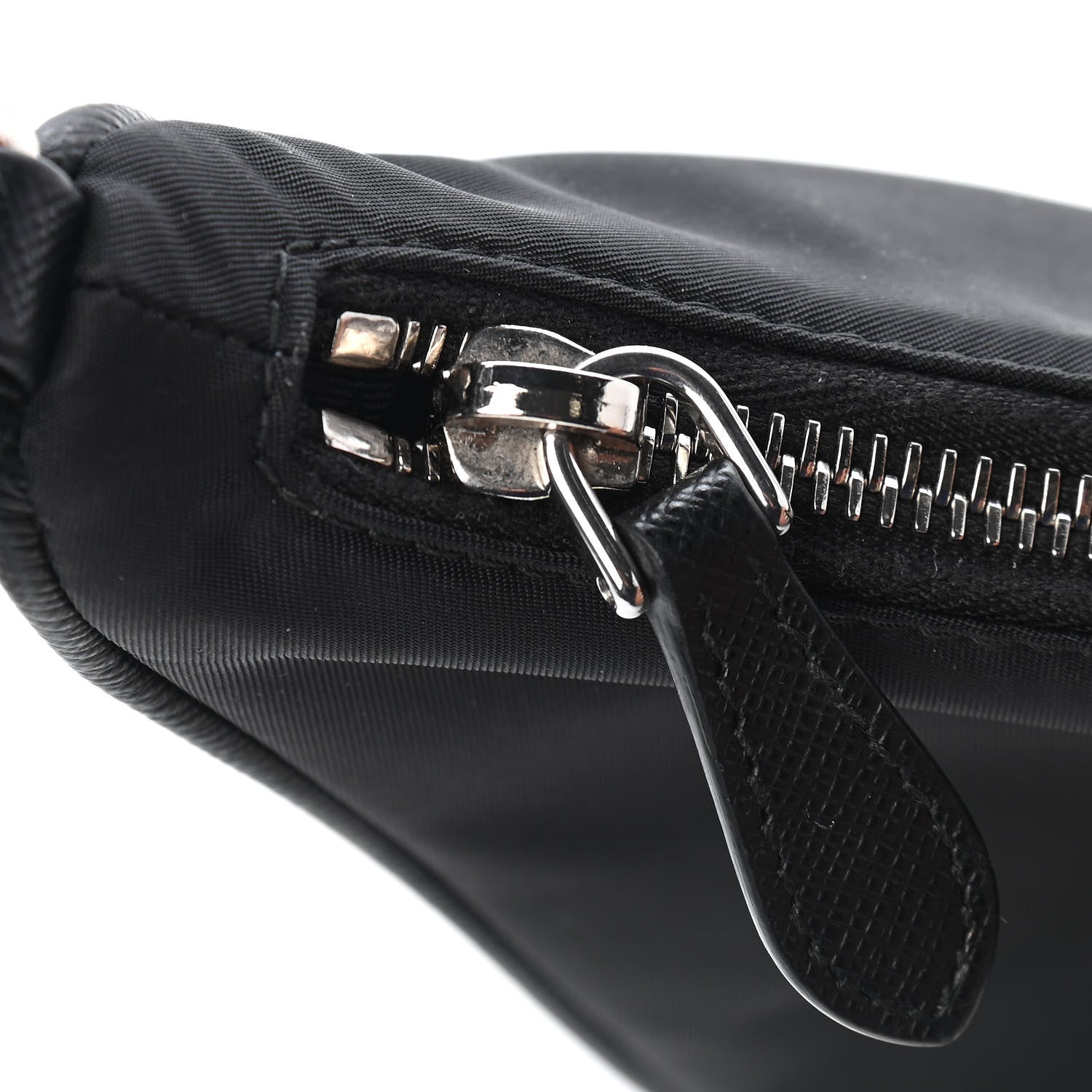 Prada Tessuto Nylon Saffiano Mini Re-Edition 2005 Bag Black 10 of 10