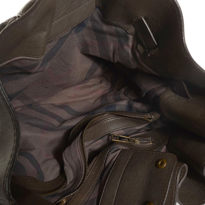 Burberry Lambskin Quilted Medium Enmore Shoulder Bag Brown 11 of 147