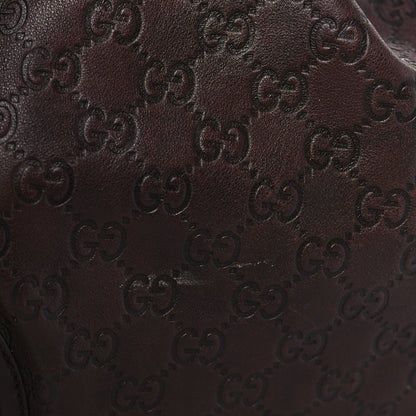 Gucci Guccissima Medium Indy Top Handle Hobo Black 10 of 12