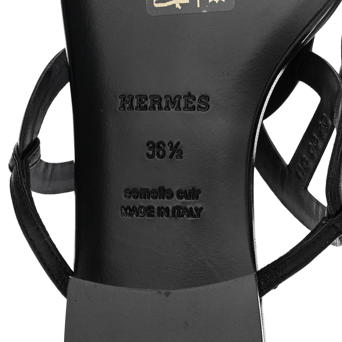 Nappa Womens Beach Sandals 36.5 Black