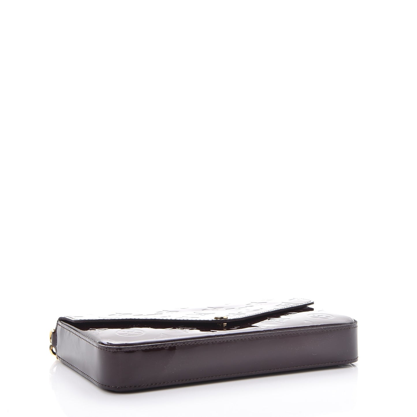 Vernis Pochette Felicie Chain Wallet Amarante