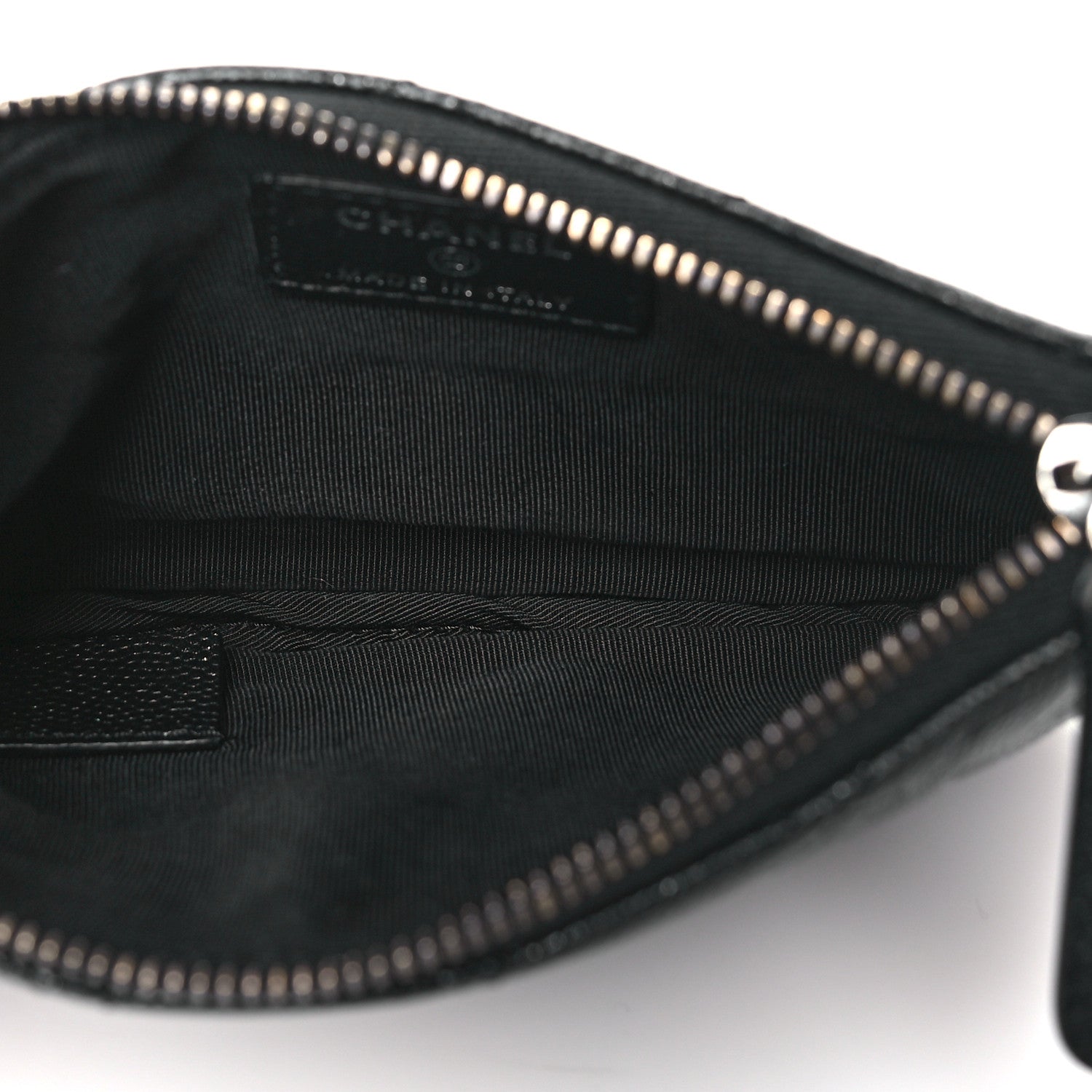 Chanel Caviar Quilted Small Cosmetic Case Black 5 of 8