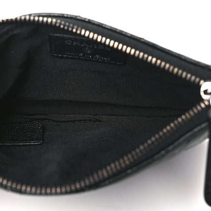 Chanel Caviar Quilted Small Cosmetic Case Black 5 of 8
