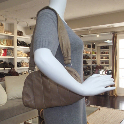 Saint Laurent Leather Dali Lips Shoulder Bag Beige 2 of 9