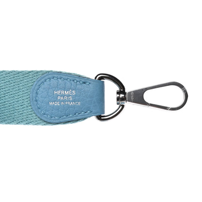 Hermes Taurillon Clemence Evelyne TPM Bleu Du Nord 8 of 10