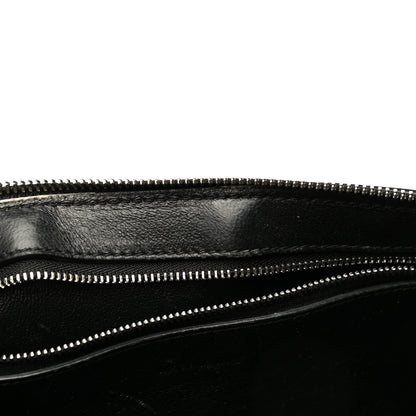 Celine Drummed Calfskin Large Edge Shoulder Bag Burgundy 19 of 32