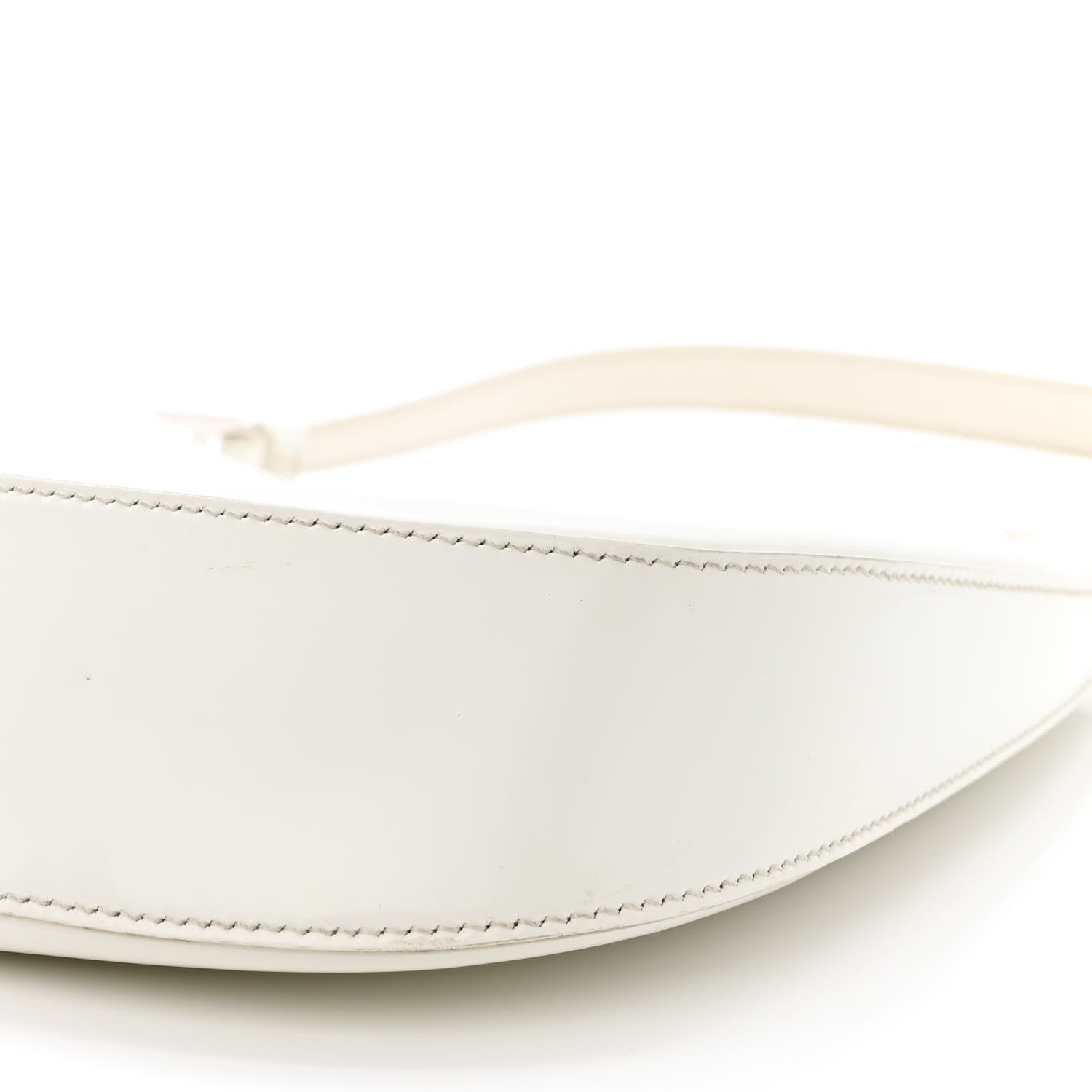 Prada Spazzolato Cleo Shoulder Bag White 10 of 12
