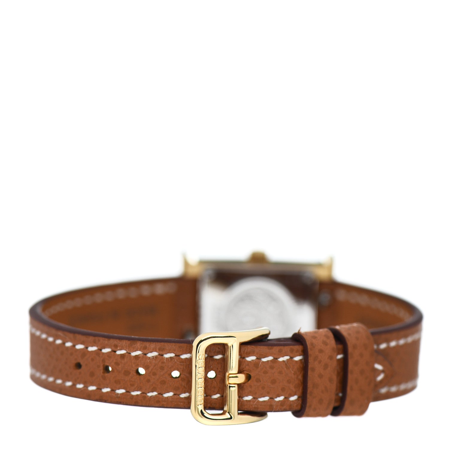 Hermes Stainless Steel Epsom 17.2mm Heure H Hour Quartz Watch Gold 3 of 5