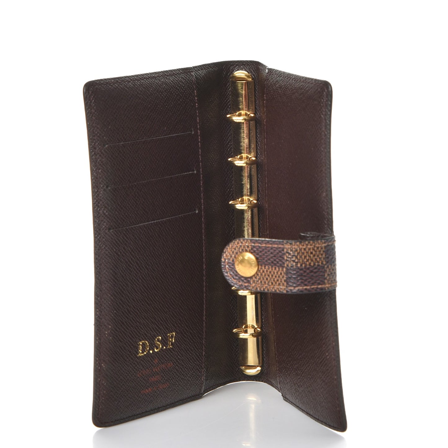 Damier Ebene Small Ring Agenda Cover