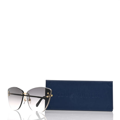 Louis Vuitton Les Parapluies De Cherbourg Sunglasses Z1394U Black Gold 8 of 8