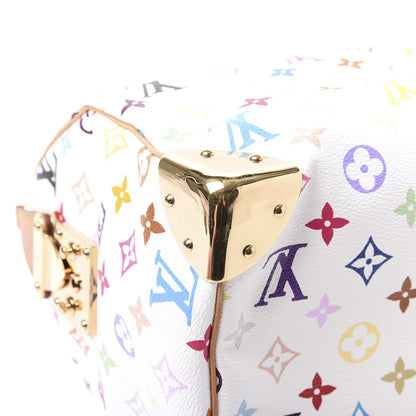 Louis Vuitton Monogram Multicolor Speedy 30 White 8 of 11