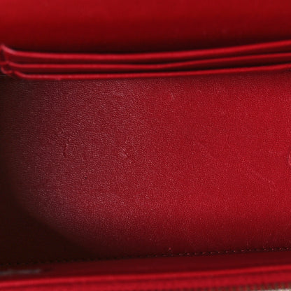 Chanel Lambskin Quilted Small Pillow Crush Vanity Case With Chain Red 5 of 11