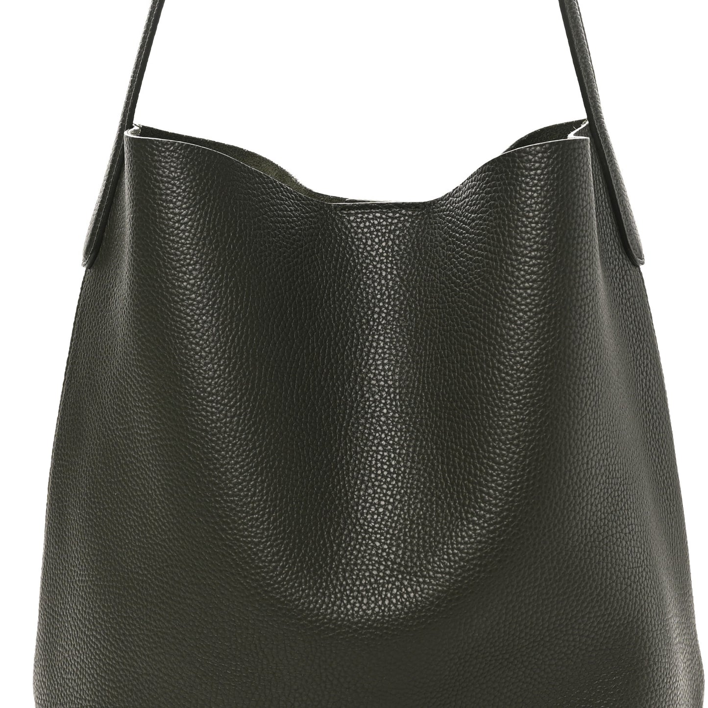 Pebbled Calfskin Everyday Cabas Seaweed