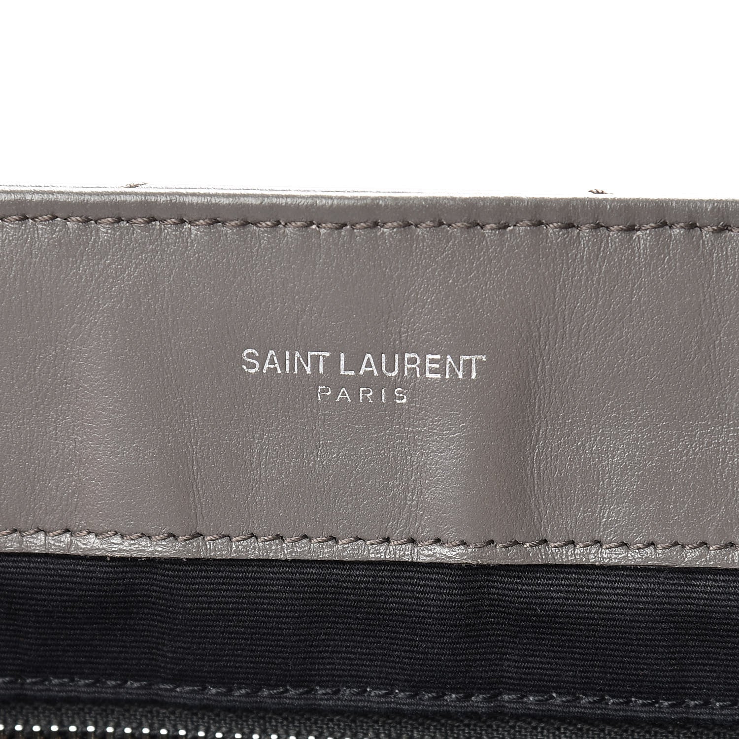 Saint Laurent Calfskin Y Quilted Monogram Large Loulou Chain Satchel Earth 6 of 15