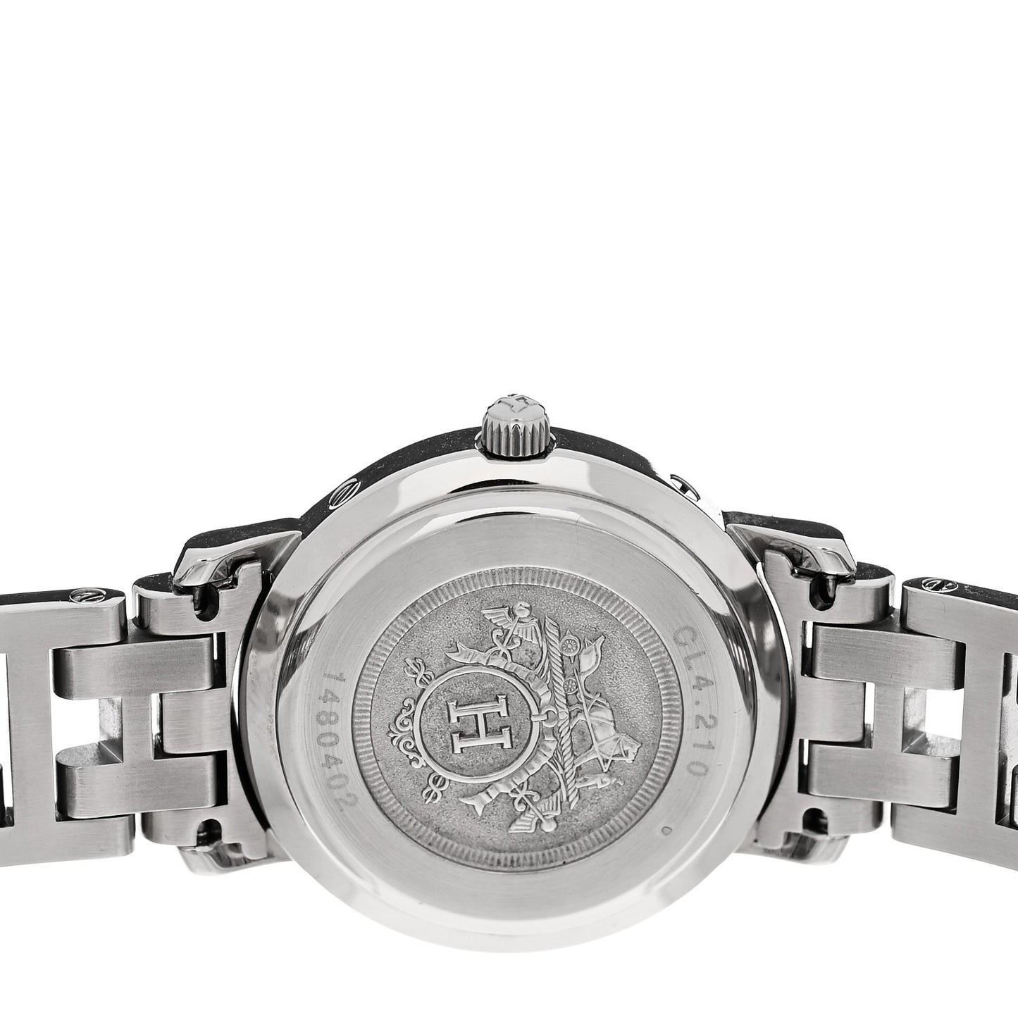 Stainless Steel 24mm Clipper Quartz Watch White