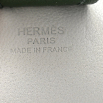 Hermes Milo Lambskin Grigri Rodeo Horse Bag Charm PM Bleu Glacier Sauge Vert Anglais Trench 3 of 5