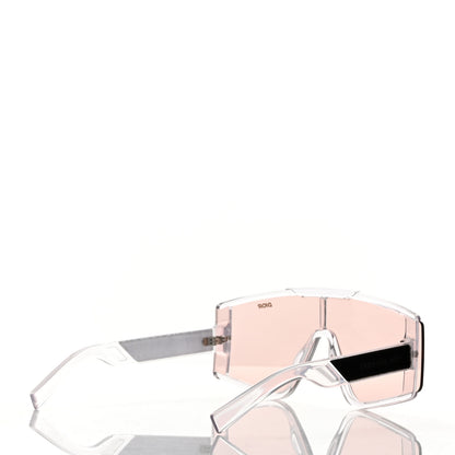 Christian Dior Acetate Diorxtrem MU Oblique Mask Sunglasses Crystal 5 of 9